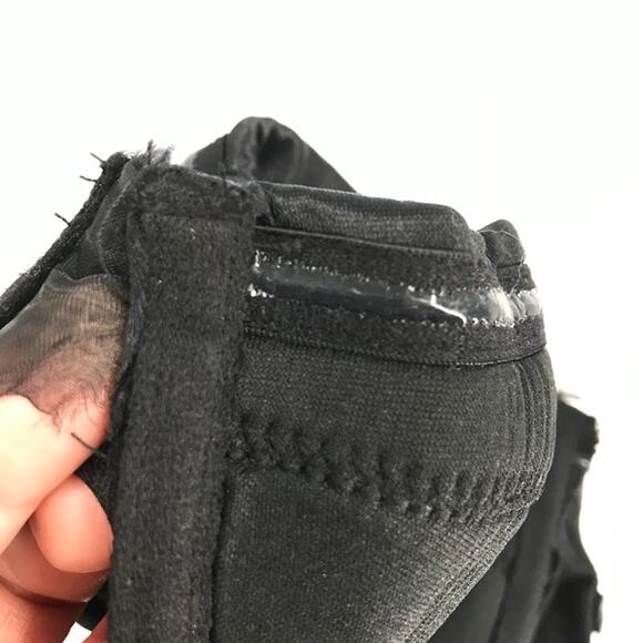 OW Intimates Sadie Bodysuit M Black Caviar Underwire Thong Ruffle Satin NWD NWT - Picture 12 of 12